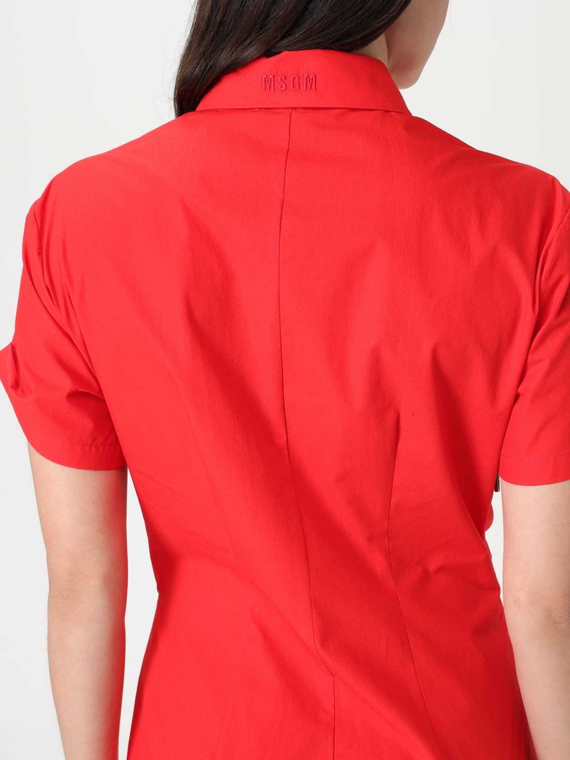 MSGM DRESS: Dress woman MSGM, Red - Img 3
