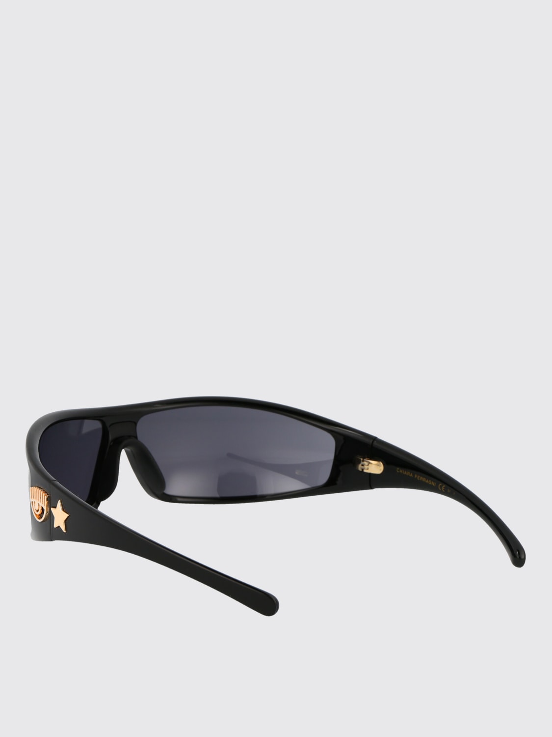 CHIARA FERRAGNI SUNGLASSES: Sunglasses woman Chiara Ferragni, Black - Img 3