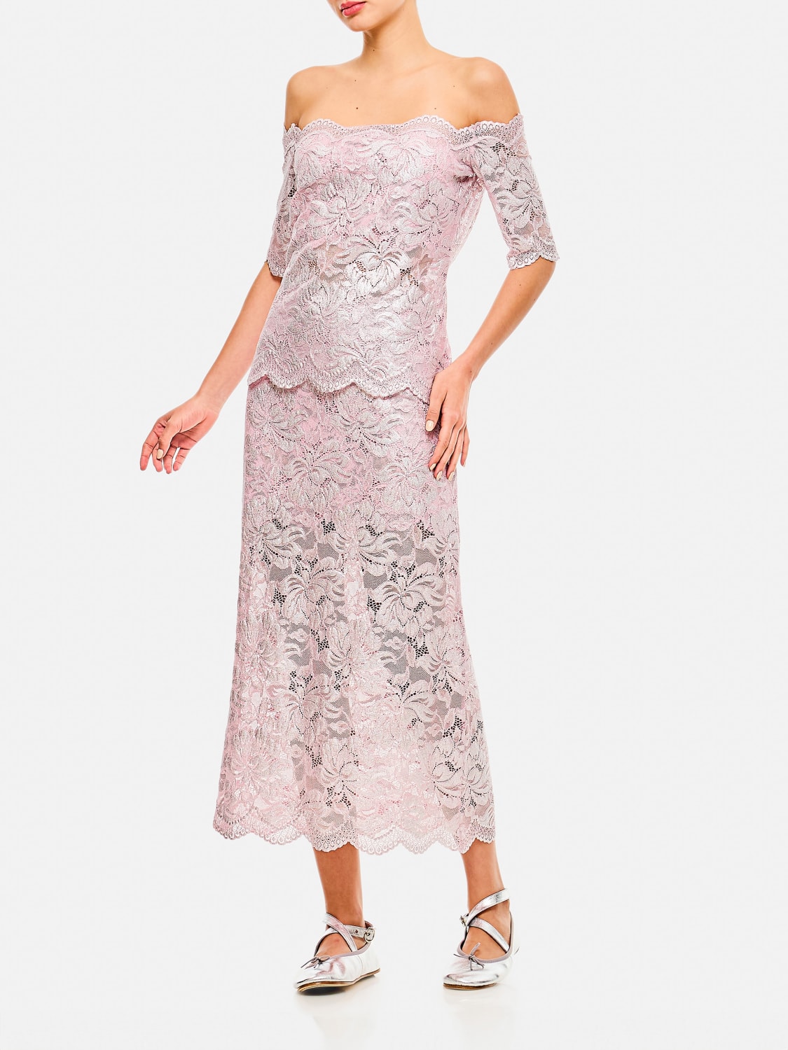 スカート RABANNE Woman Skirt Pink 25EJJU598PA0244 M959 RABANNE: Skirt woman - Pink | Rabanne skirt 25EJJU598PA0244