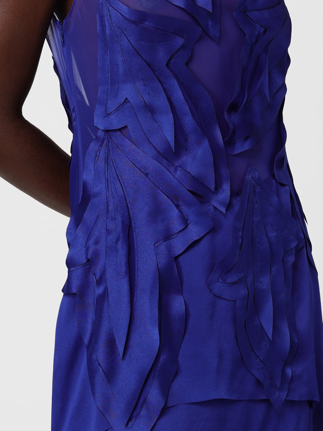 ALBERTA FERRETTI DRESS: Dress woman Alberta Ferretti, Blue - Img 4