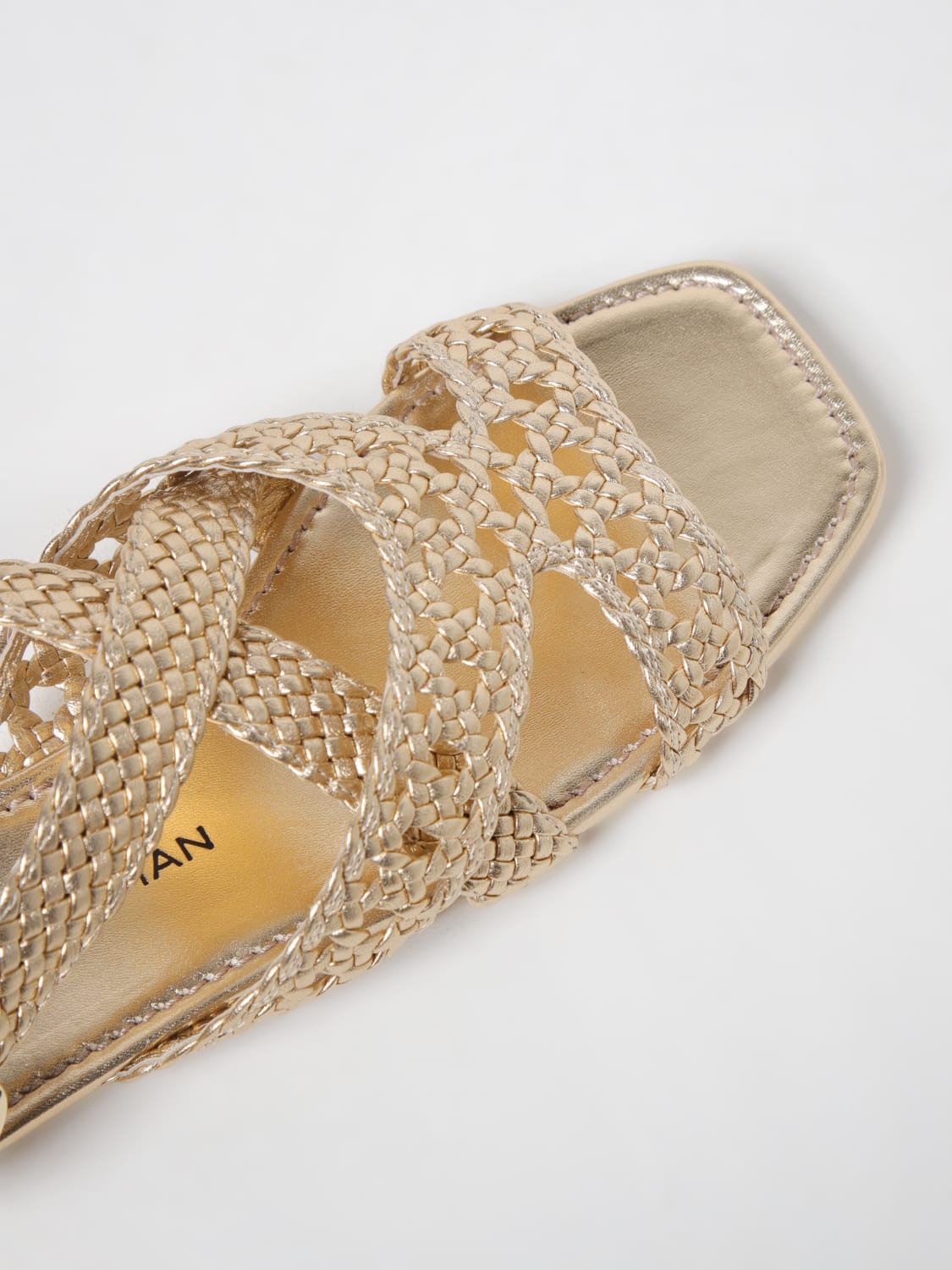 STUART WEITZMAN SANDALES À TALONS: Chaussures basses femme Stuart Weitzman, Or - Img 4