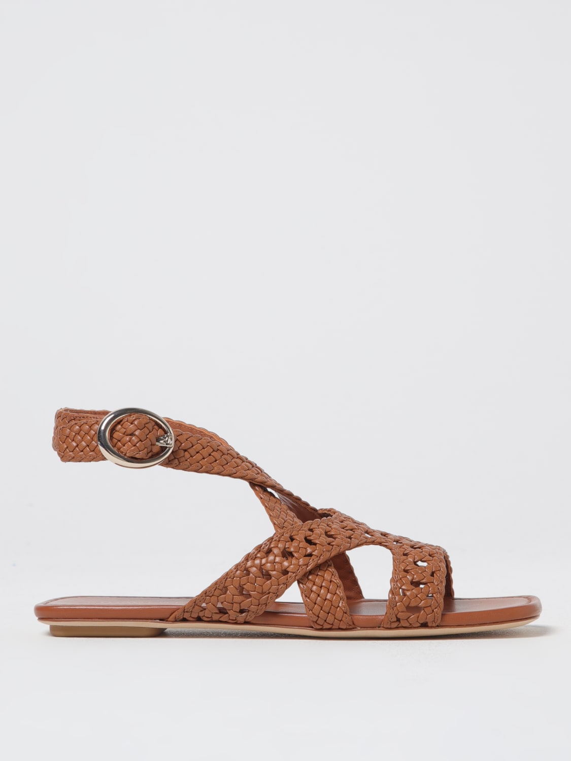 STUART WEITZMAN 힐 샌들: 플랫 슈즈 여성 Stuart Weitzman, 브라운 - Img 1