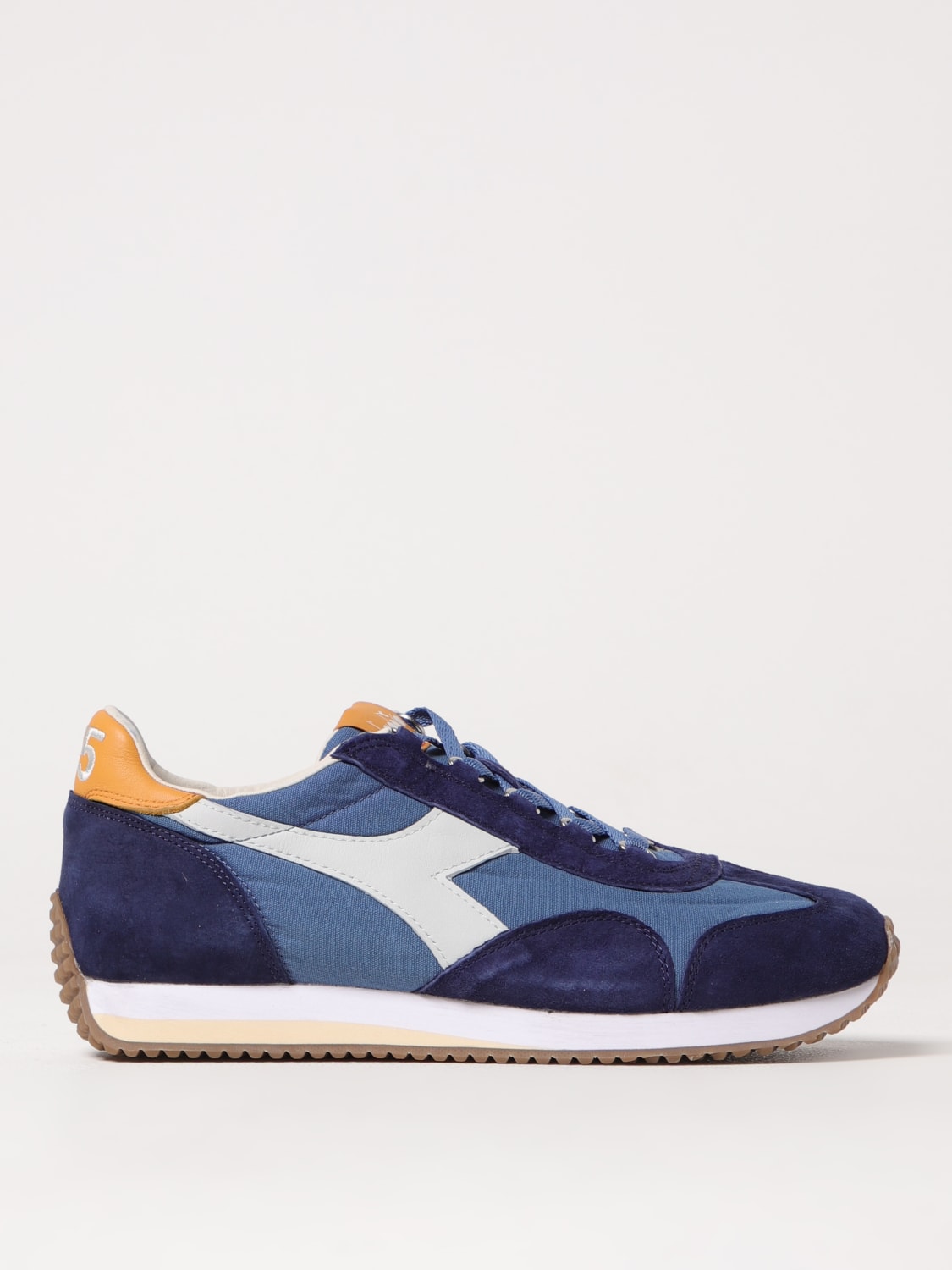 DIADORA HERITAGE SNEAKERS: Sneakers Diadora Heritage in camoscio e canvas , Blue - Img 1