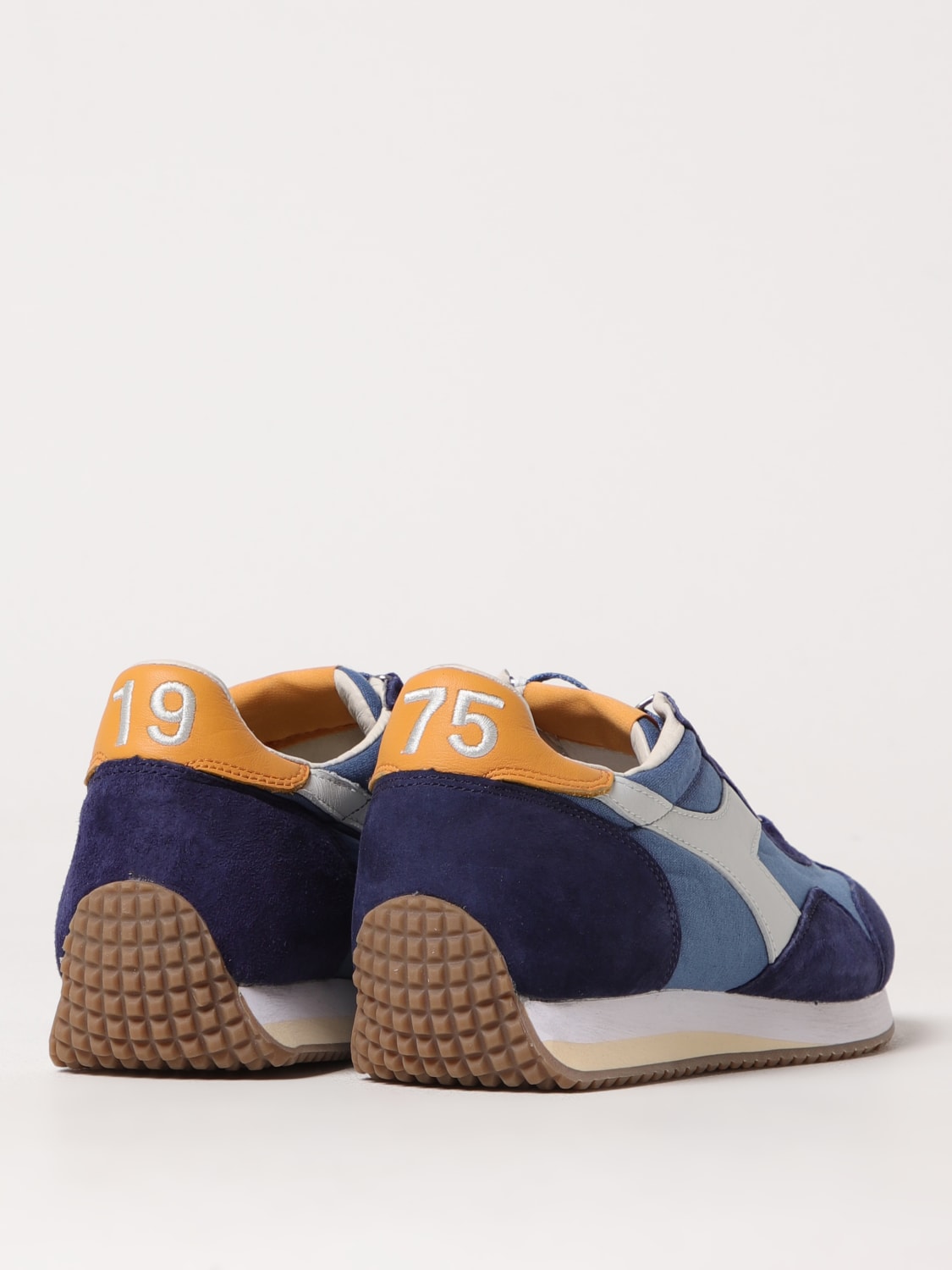 DIADORA HERITAGE SNEAKERS: Sneakers Diadora Heritage in camoscio e canvas , Blue - Img 3