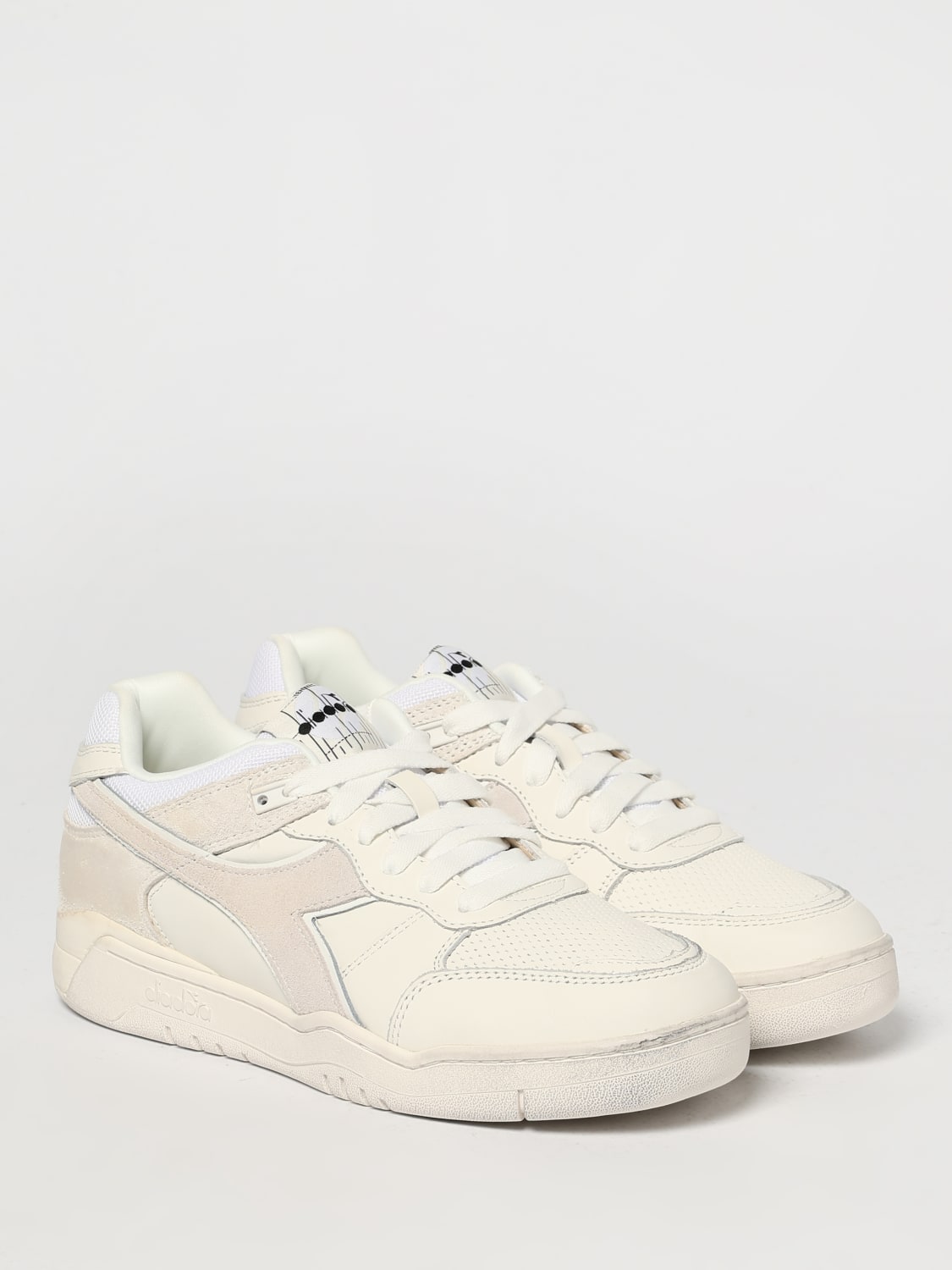 DIADORA HERITAGE SNEAKERS: Sneakers B.560 Diadora Heritage in pelle , Bianco - Img 2