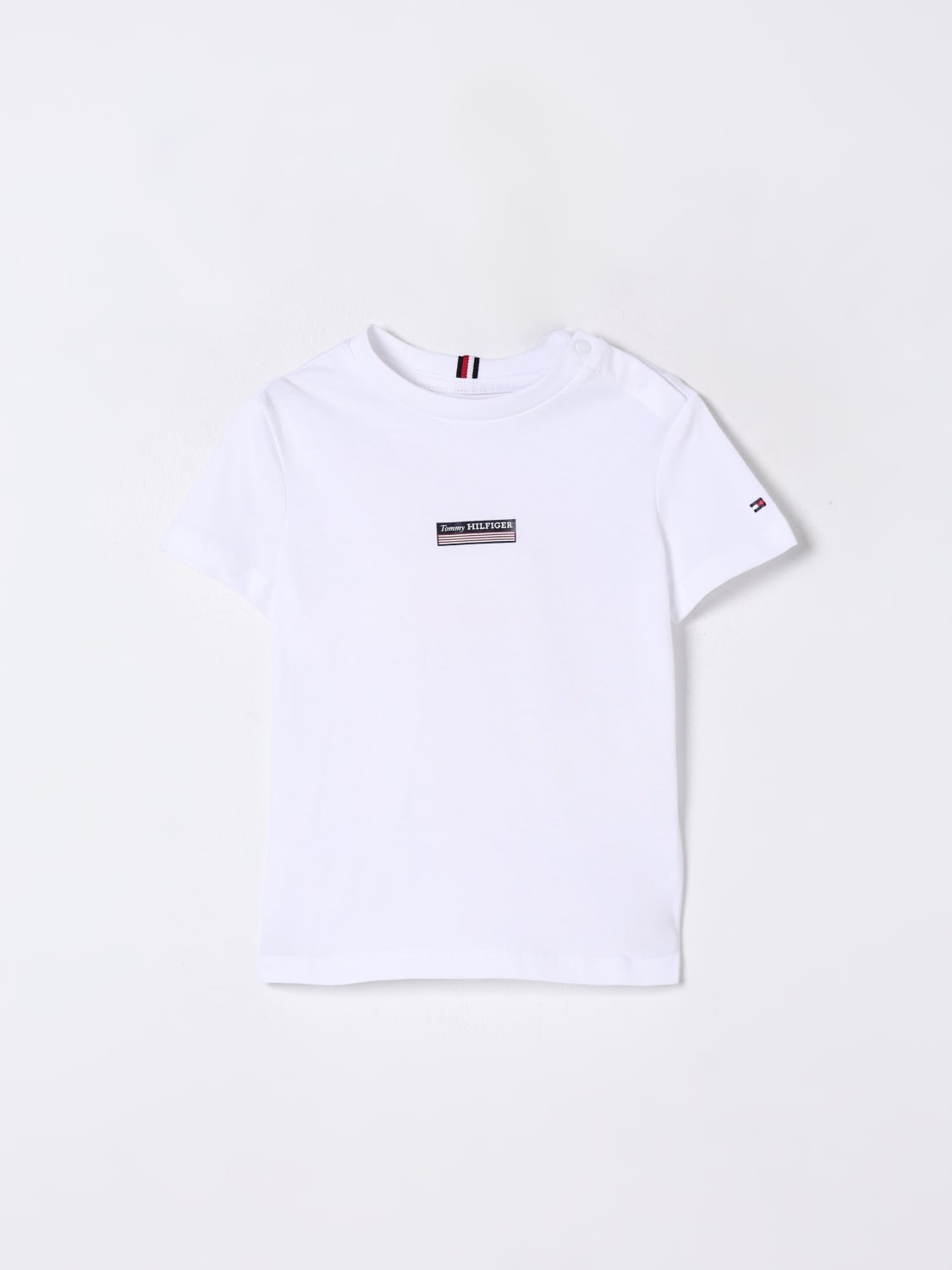 TOMMY HILFIGER T-SHIRT: T-shirt kinder Tommy Hilfiger, Weiß - Img 1