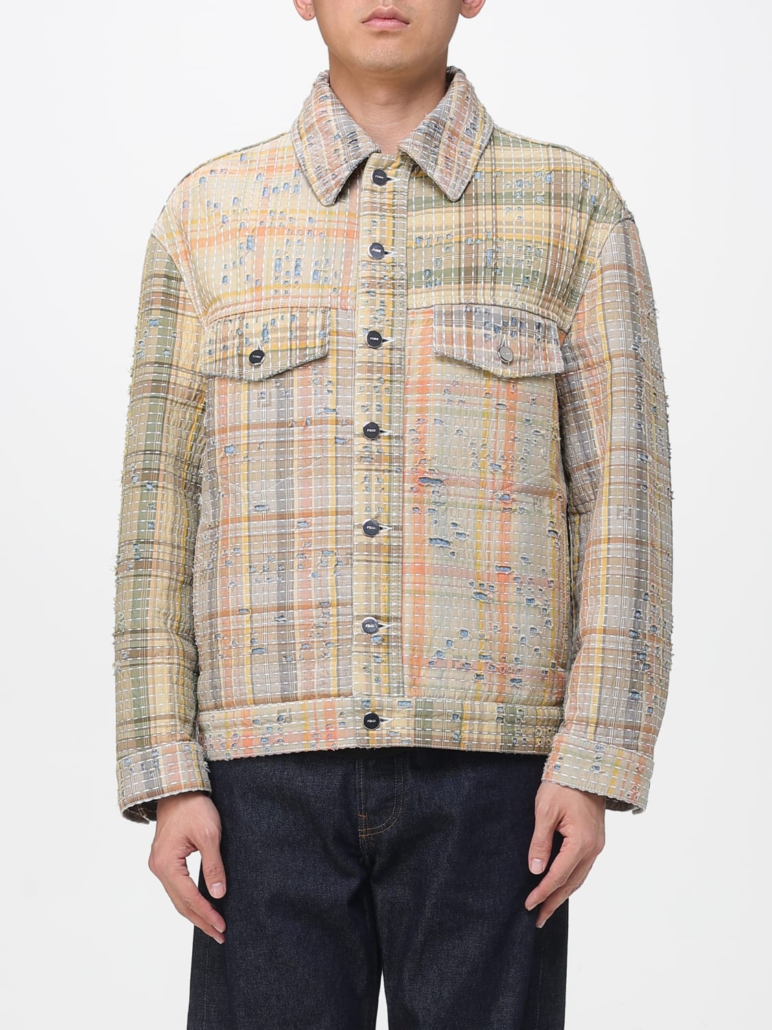 FENDI JACKET: Jacket men Fendi, Multicolor - Img 1