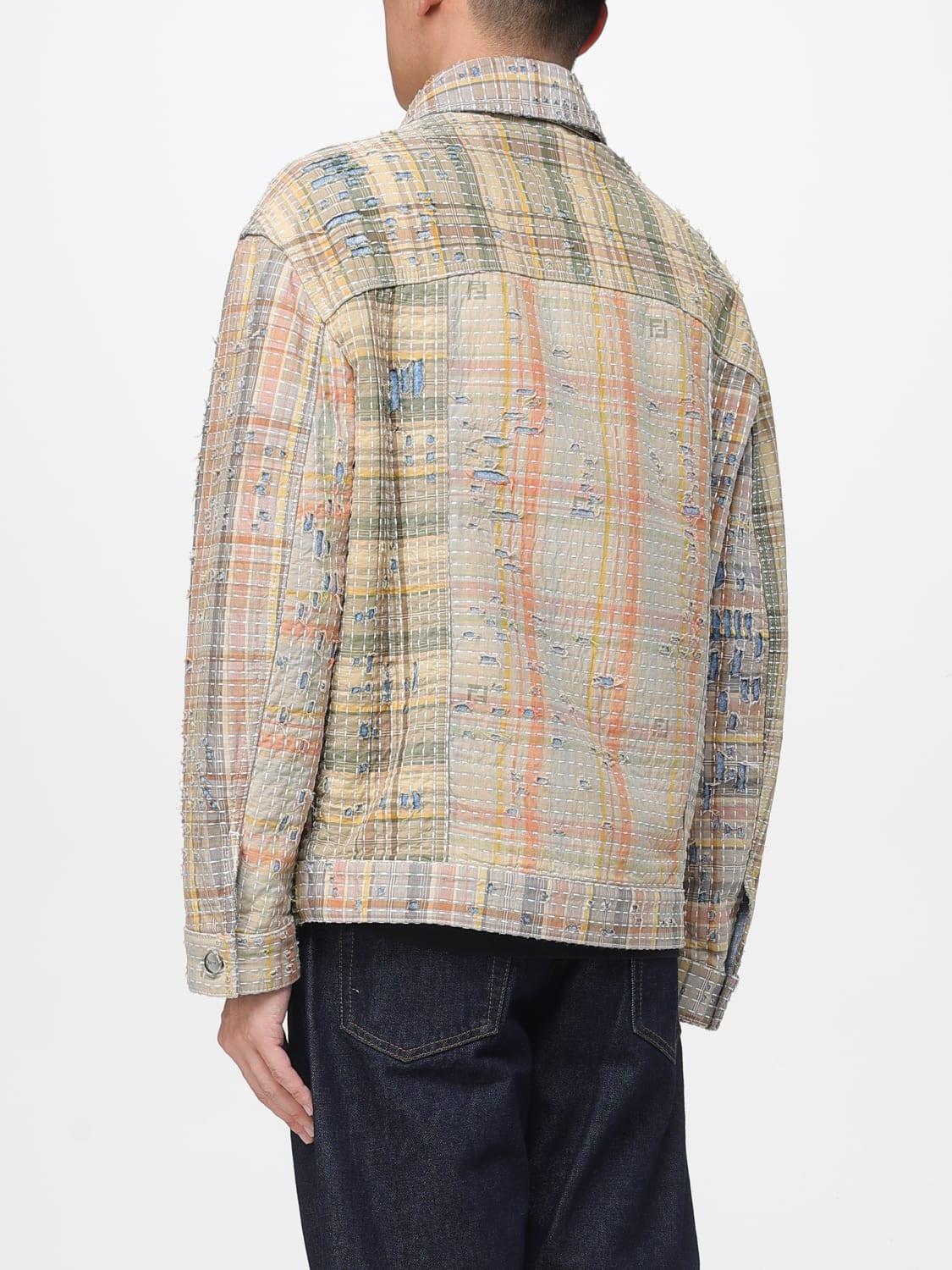 FENDI JACKET: Jacket men Fendi, Multicolor - Img 3