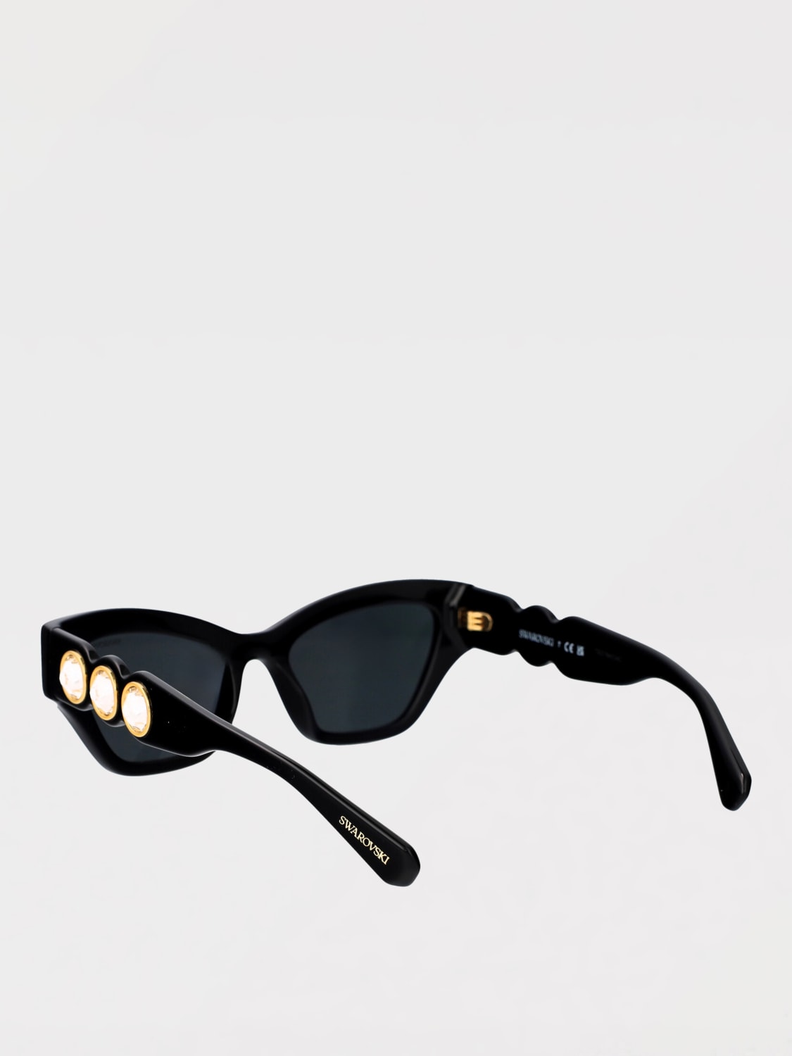 SWAROVSKI 太阳镜: 太阳镜 女士 Swarovski, 黑色 - Img 3