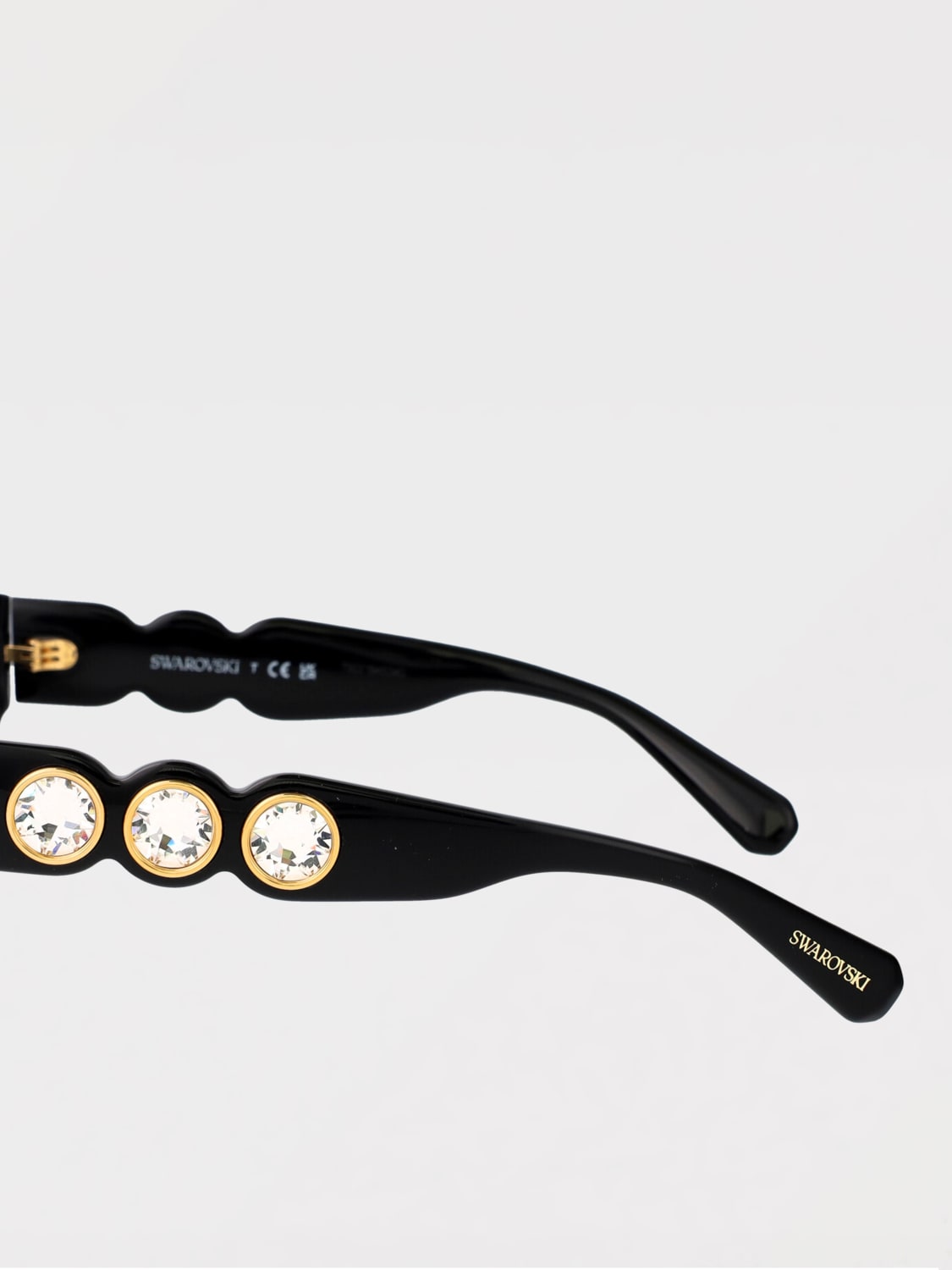 SWAROVSKI 太阳镜: 太阳镜 女士 Swarovski, 黑色 - Img 4