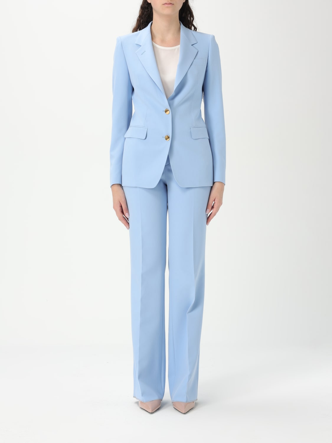 アウターその他 TAGLIATORE Woman Blazer Blue TPARIGI12BAD600001J 1137 TAGLIATORE：ブレザー レディース - ブルー | GIGLIO.COM