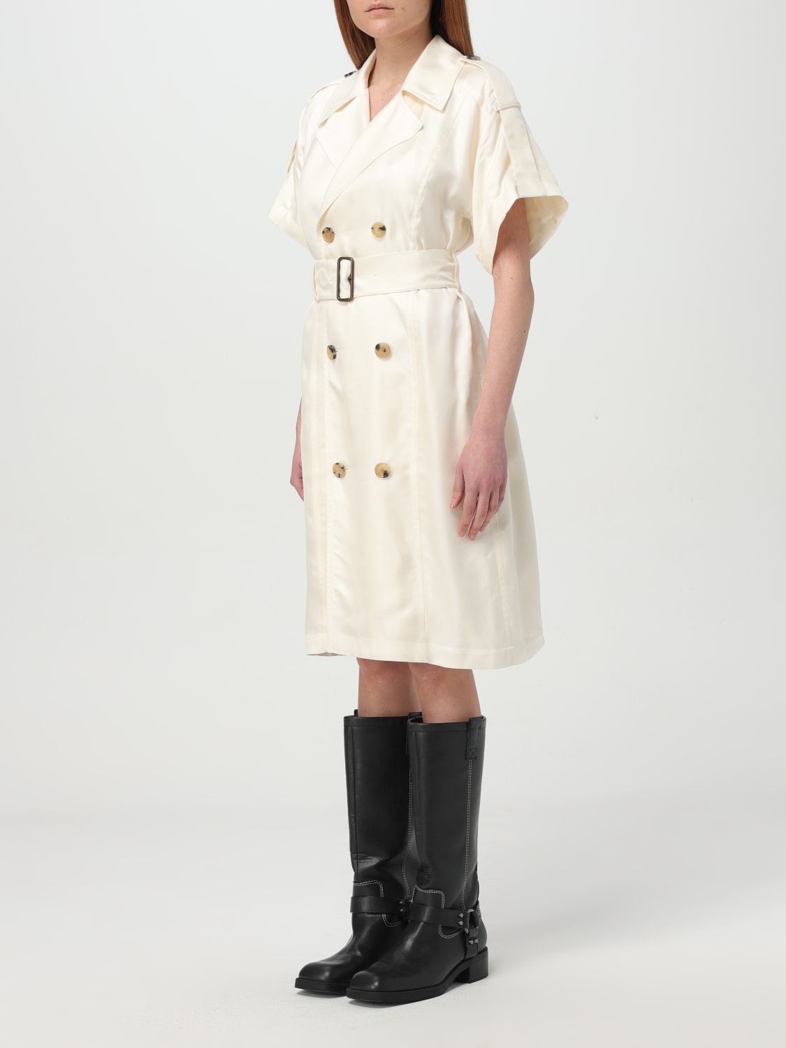 BURBERRY: Dress woman - White | Burberry dress 8106218