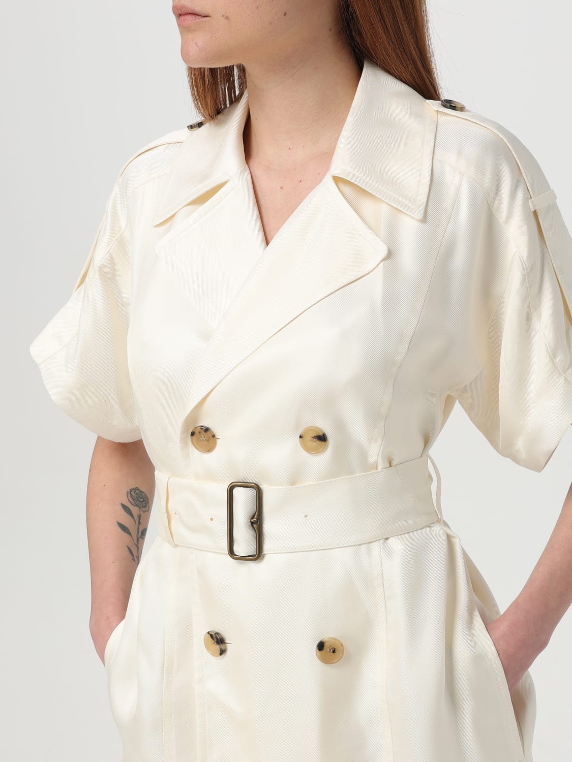 ワンピース Burberry SS25 Dresses (8106218) BURBERRY: Dress woman - White | Burberry dress 8106218