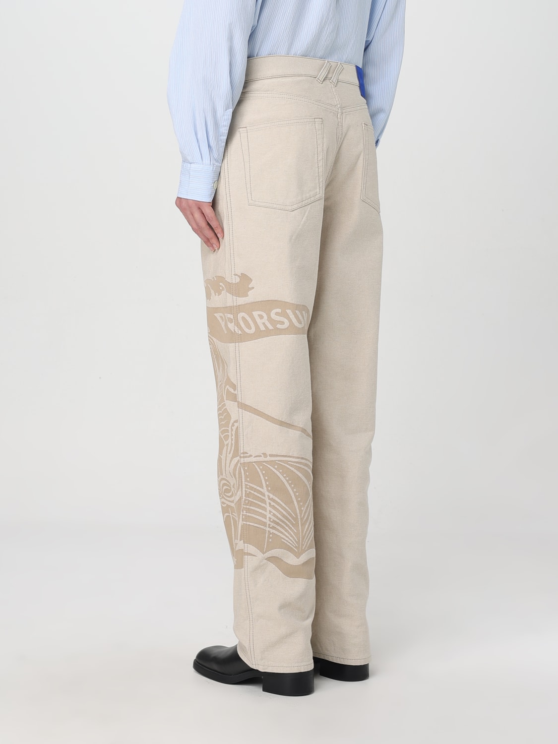 デニム・ジーパン BURBERRY Women Denim Pants 8101479OAT Beige BURBERRY: Jeans woman - Beige | Burberry jeans 8101479