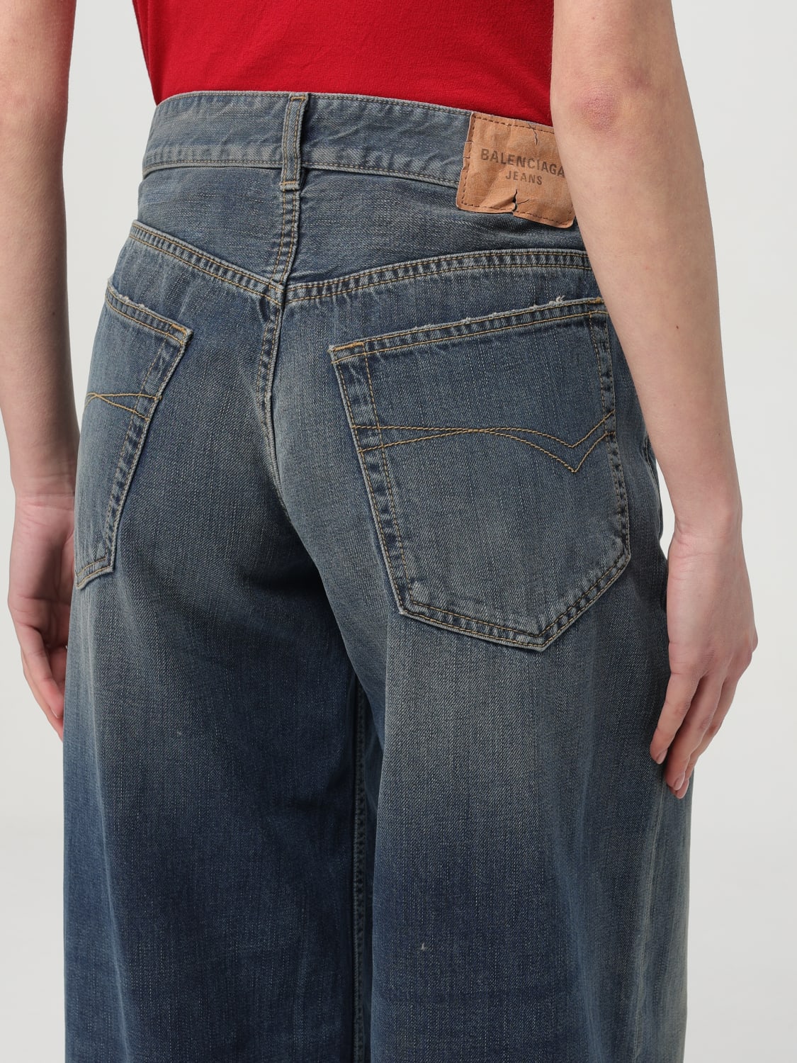 BALENCIAGA JEANS: Jeans woman Balenciaga, Blue - Img 5