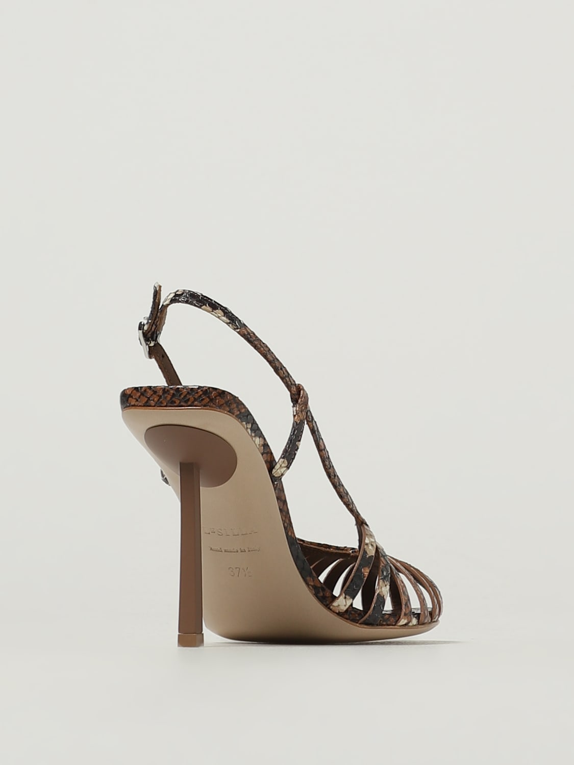 LE SILLA HEELED SANDAL: Heeled sandals woman Le Silla, Brown - Img 3