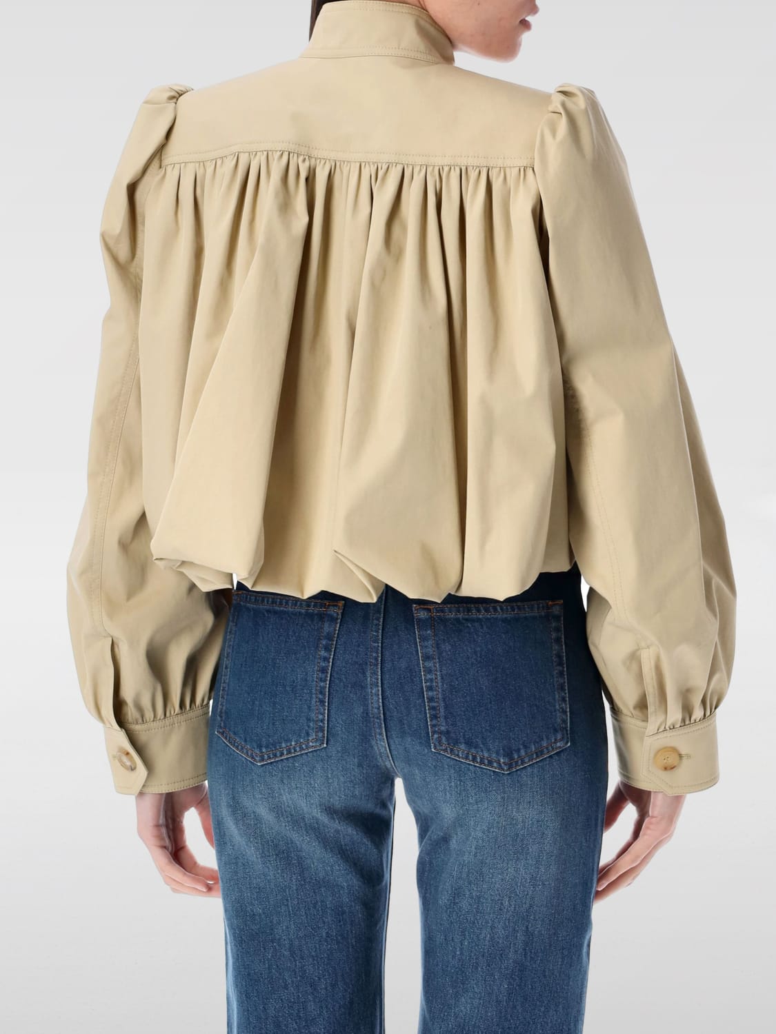 ジャケット CHLOE Woman Jacket Beige CH25UVE21118 23I CHLOÉ: Jacket woman - Beige | Chloé jacket CH25UVE21118