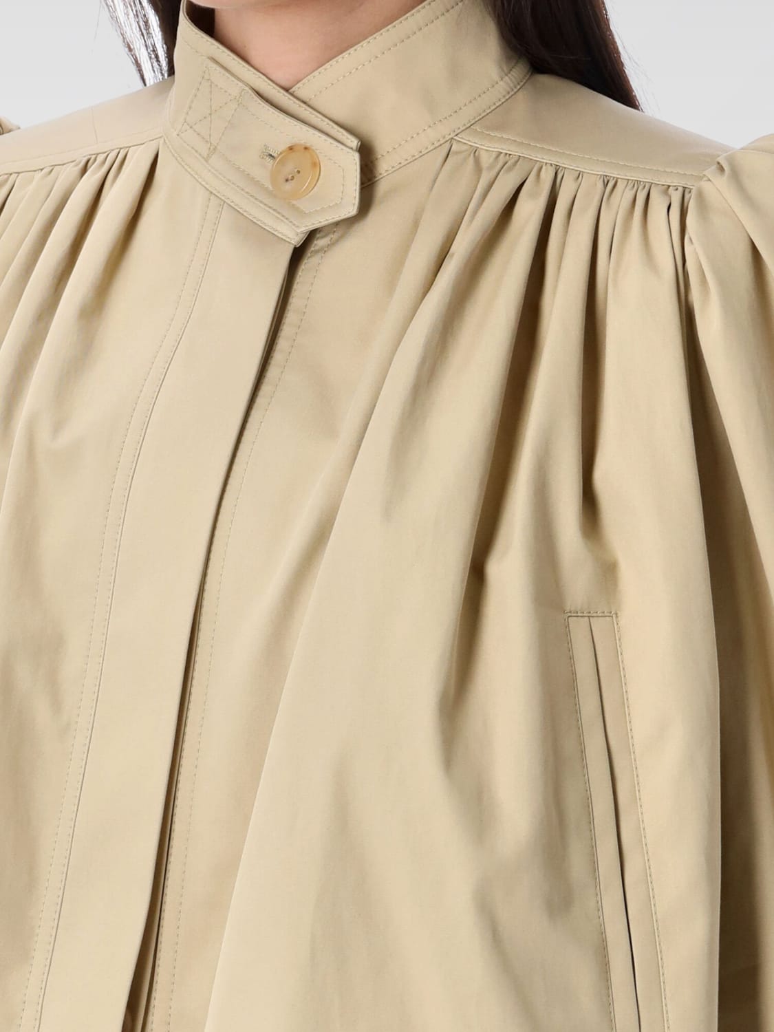 CHLOÉ: Jacket woman - Beige | Chloé jacket CH25UVE21118