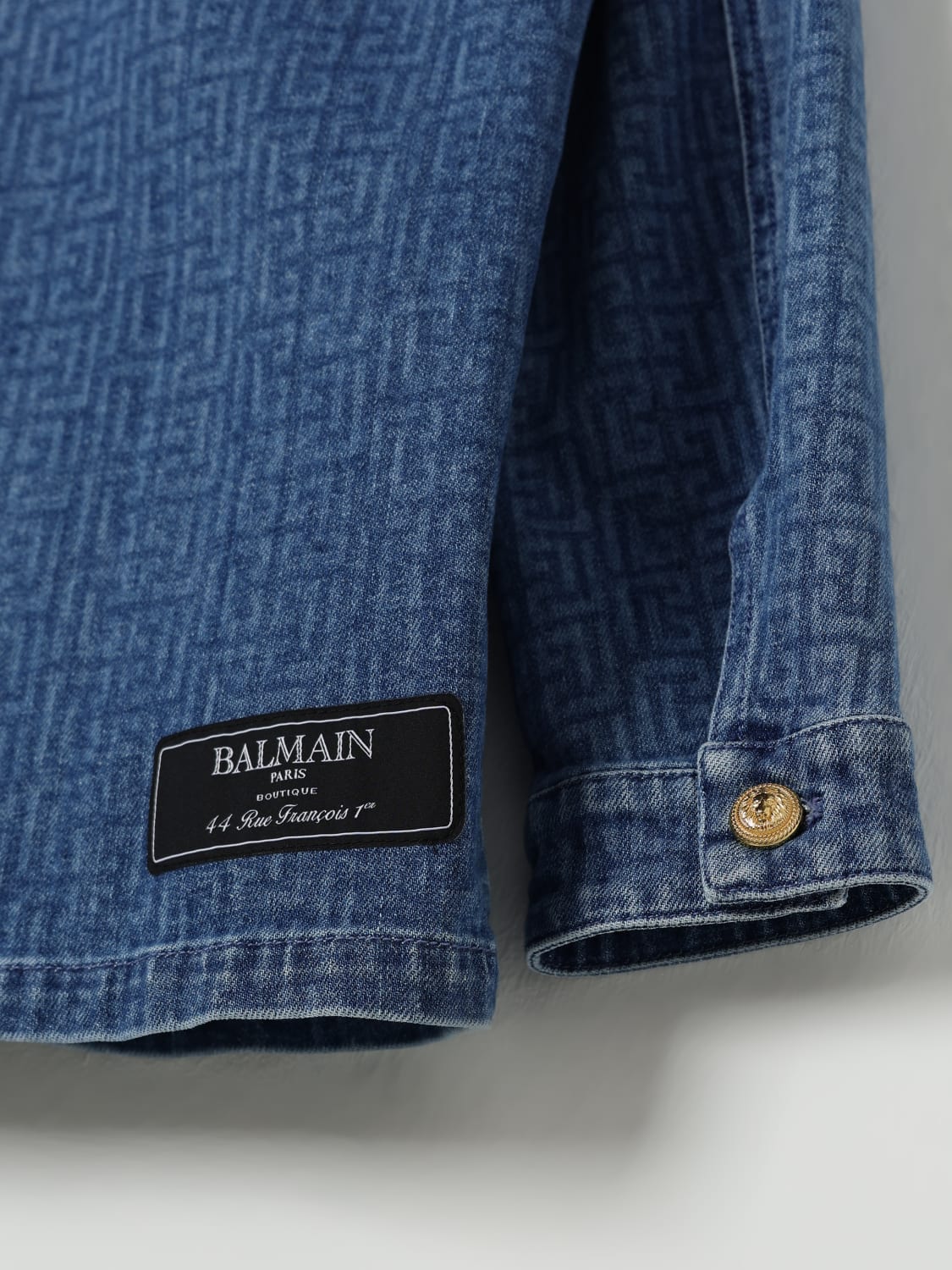 BALMAIN JACKET: Jacket kids Balmain, Gnawed Blue - Img 3