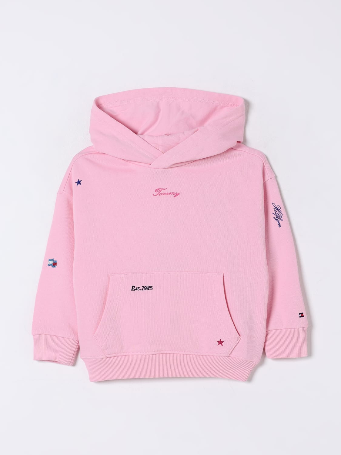 TOMMY HILFIGER PULLOVER: Pullover kinder Tommy Hilfiger, Pink - Img 1