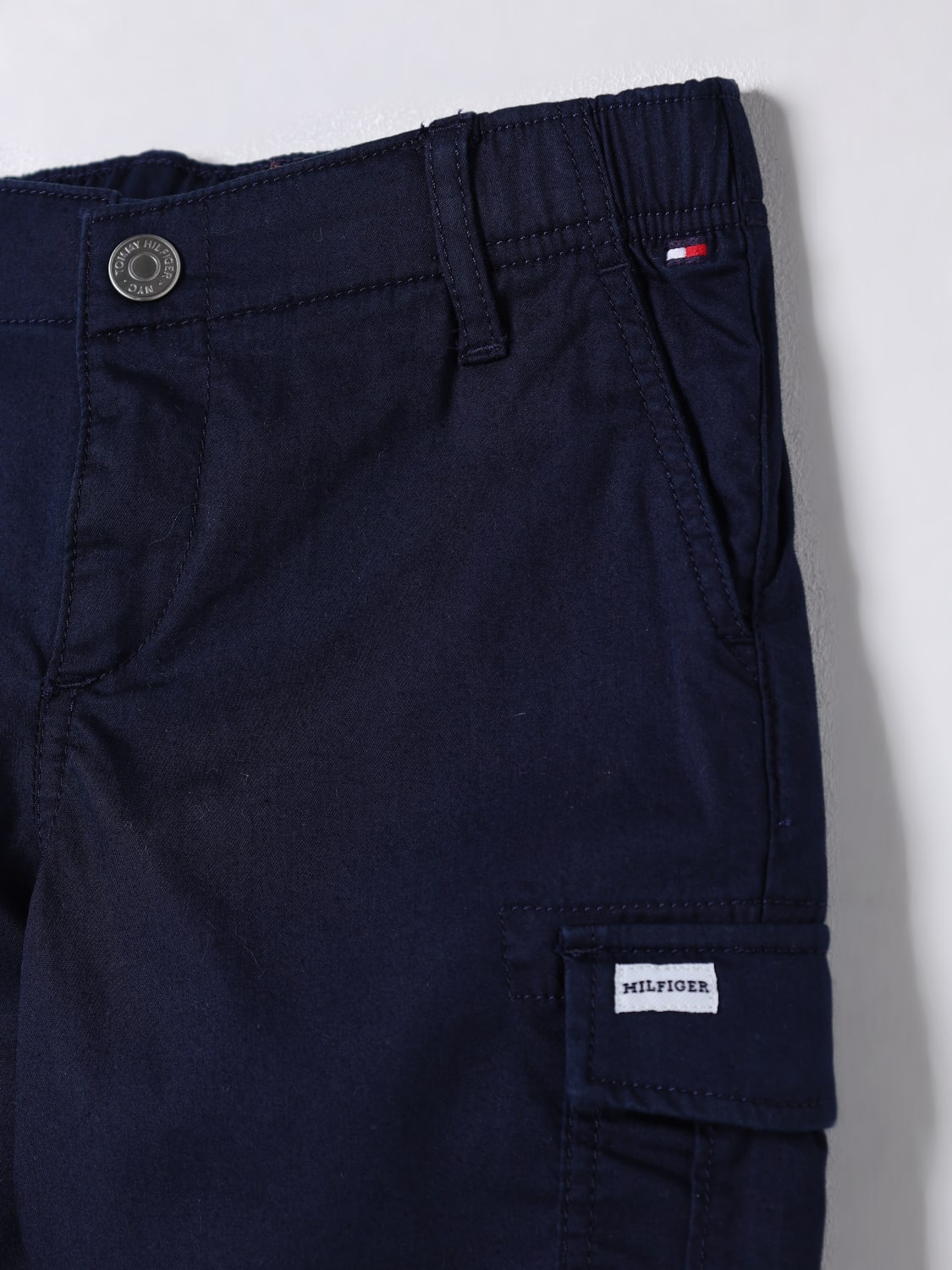 TOMMY HILFIGER ШОРТЫ: Шорты Детское Tommy Hilfiger, Синий - Img 3