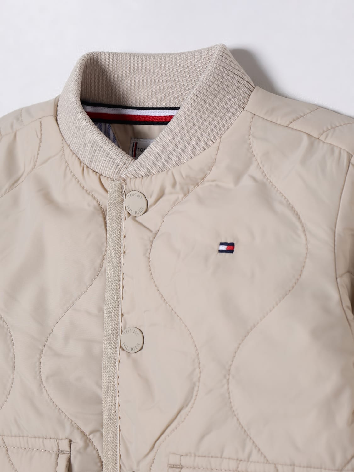 TOMMY HILFIGER JACKET: Tommy Hilfiger quilted jacket, Beige - Img 3