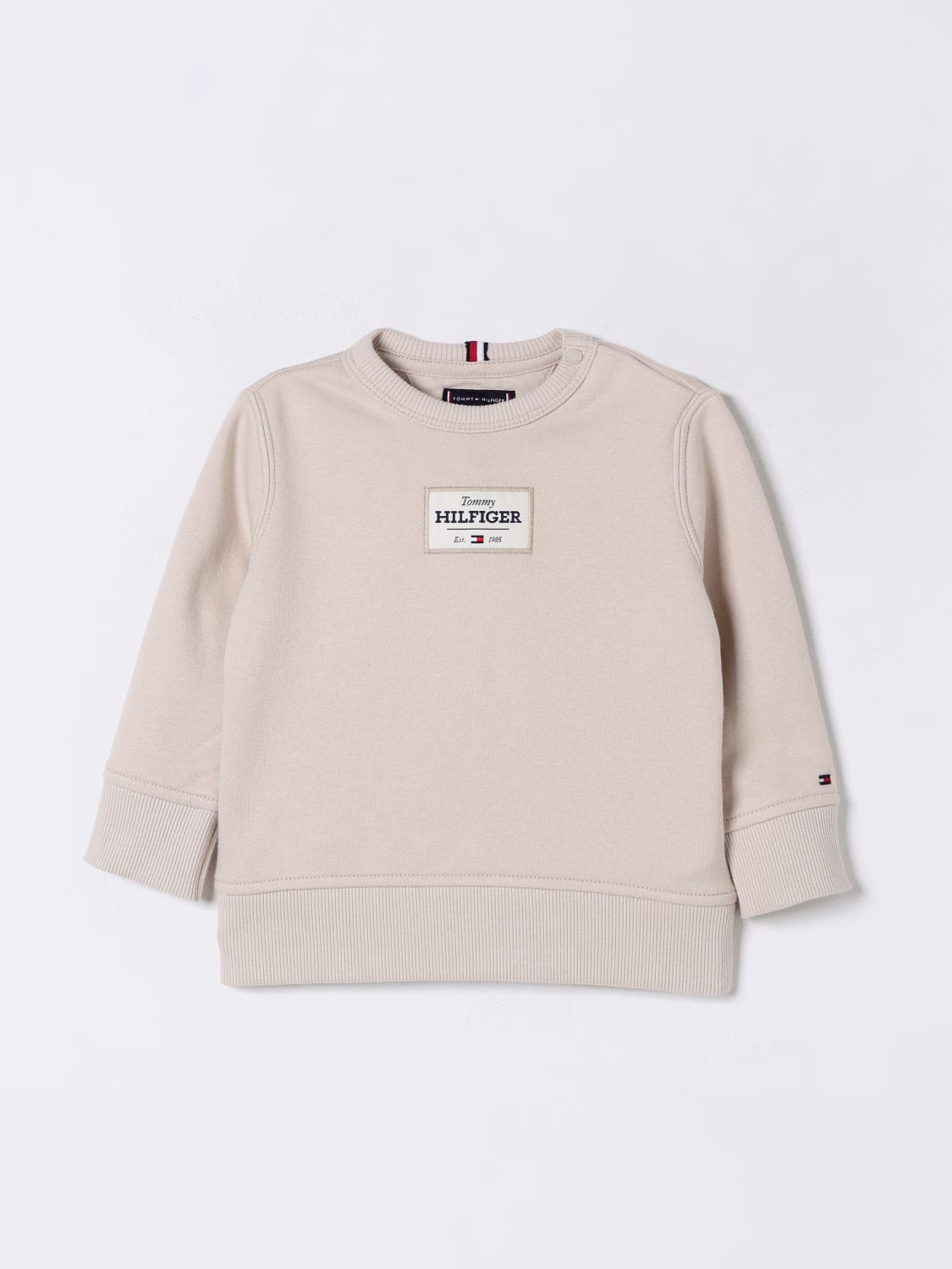 TOMMY HILFIGER SWEATER: Sweater kids Tommy Hilfiger, Beige - Img 1