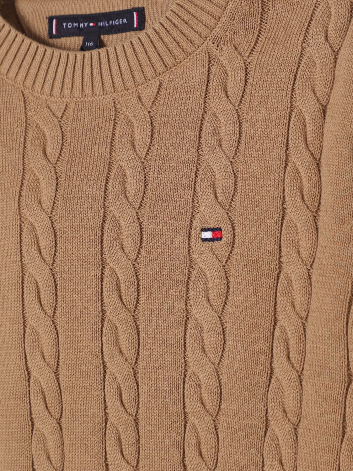 TOMMY HILFIGER JERSEY: Jersey niños Tommy Hilfiger, Beige - Img 3