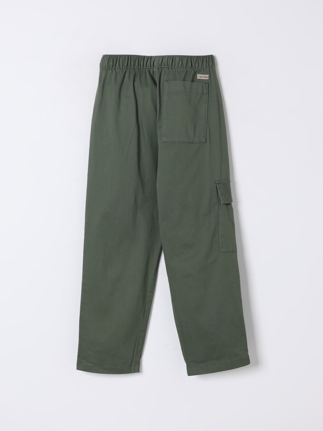 CALVIN KLEIN PANTS: Pants kids Calvin Klein, Green - Img 2