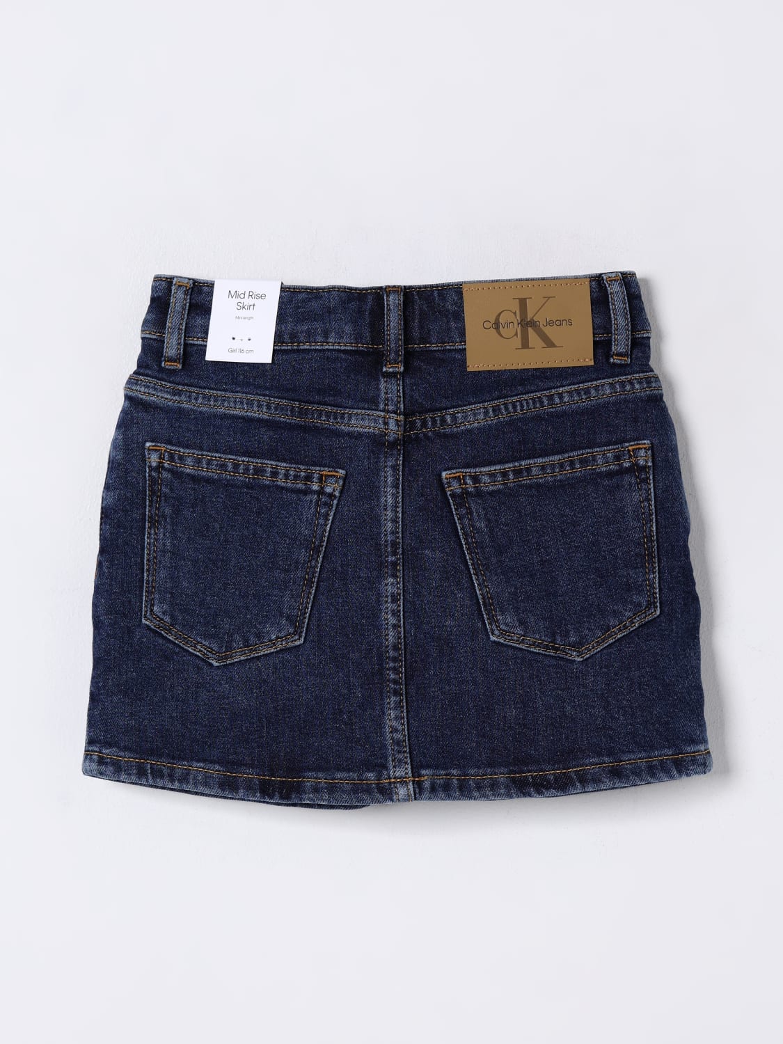 CALVIN KLEIN FALDA: Falda niños Calvin Klein, Denim - Img 2