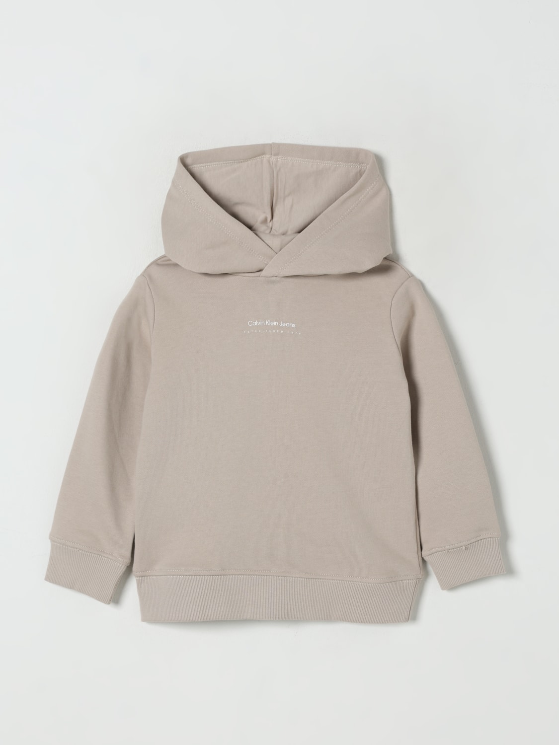 CALVIN KLEIN SWEATER: Sweater kids Calvin Klein, White - Img 1