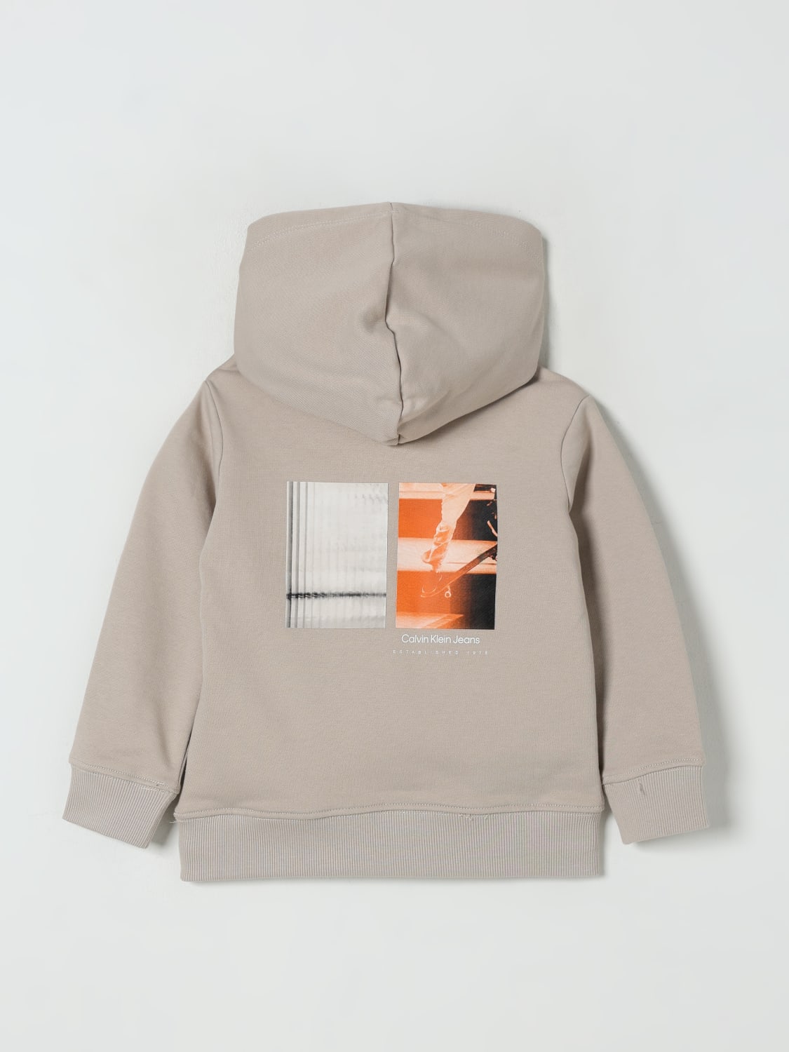 CALVIN KLEIN SWEATER: Sweater kids Calvin Klein, White - Img 2