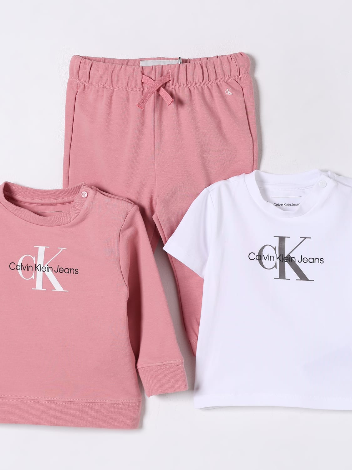 CALVIN KLEIN MONO: Monopiezas niños Calvin Klein, Rosa - Img 3