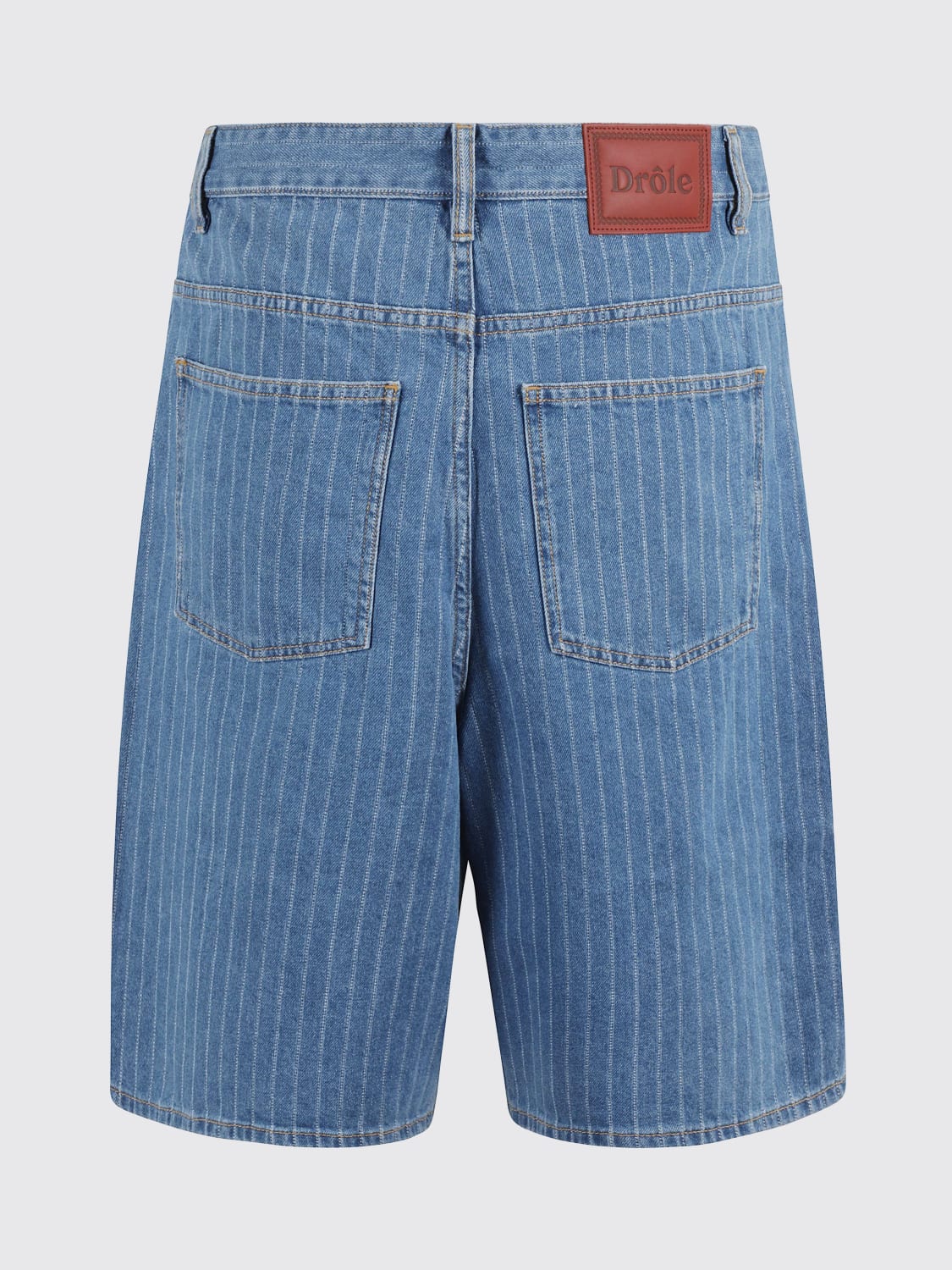 DRÔLE DE MONSIEUR SHORTS: Shorts herren Drôle De Monsieur, Hellblau - Img 2