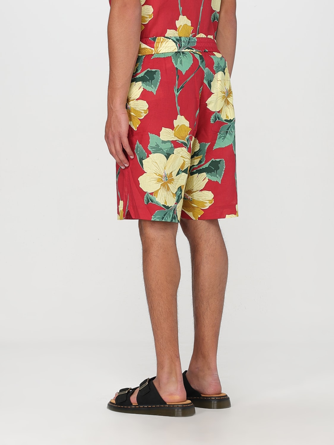 DRÔLE DE MONSIEUR SHORTS: Shorts herren Drôle De Monsieur, Rot - Img 3