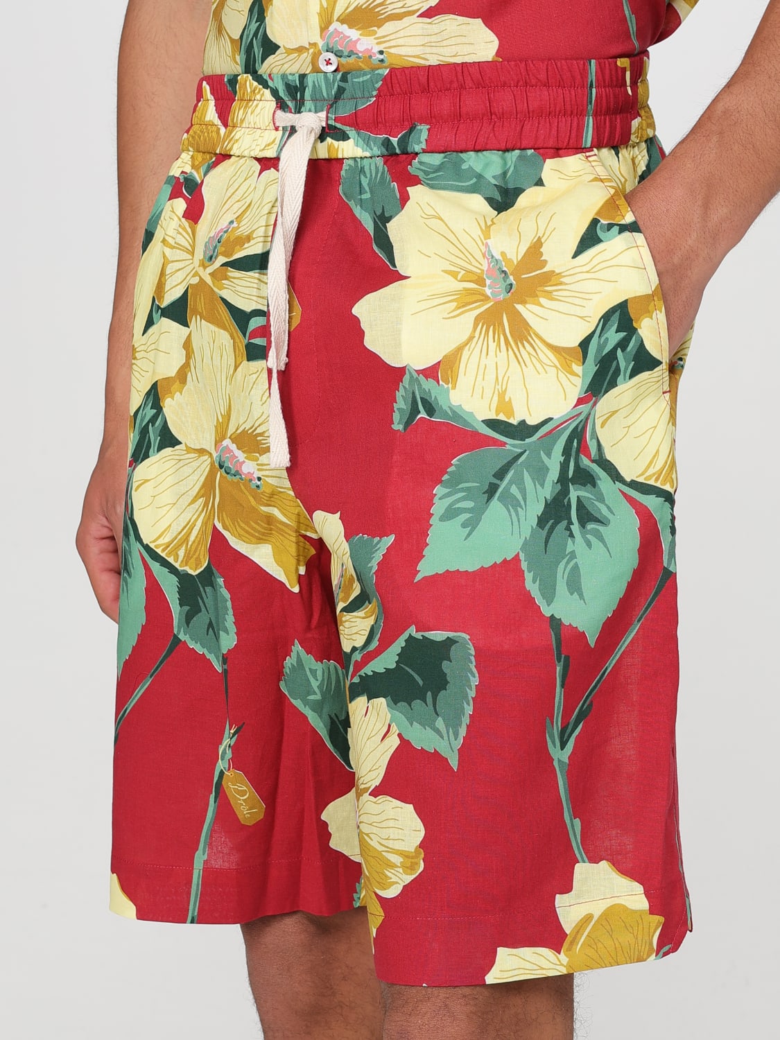 DRÔLE DE MONSIEUR SHORTS: Shorts herren Drôle De Monsieur, Rot - Img 4