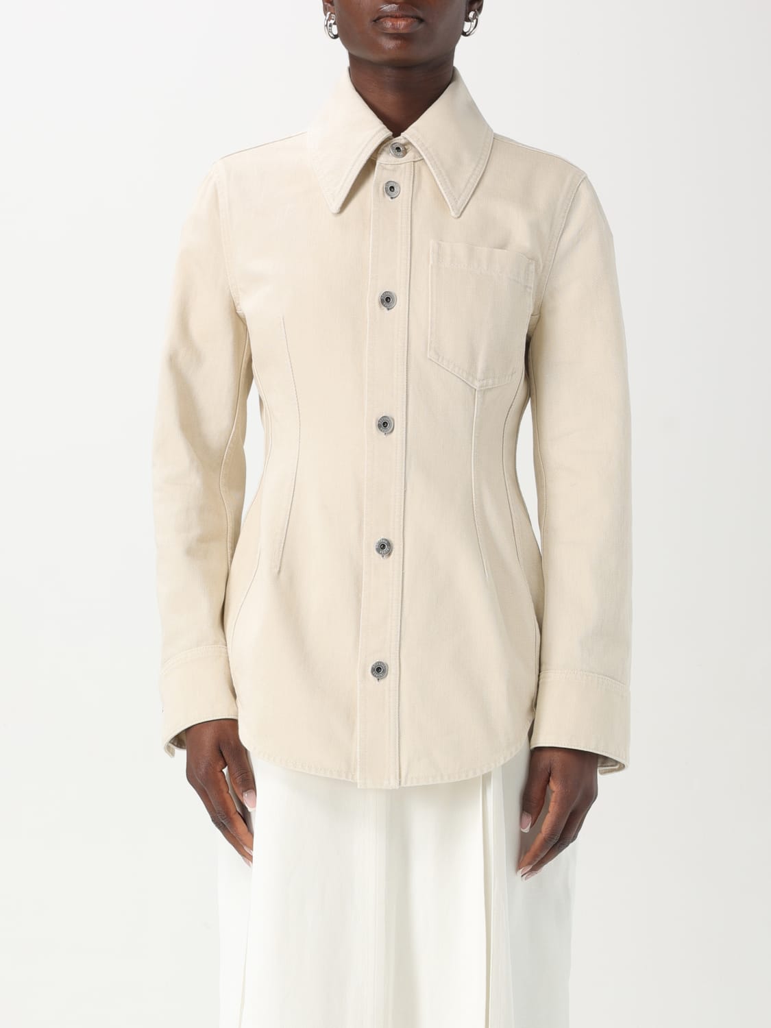 BOTTEGA VENETA CAMICIA: Camicia Bottega Veneta in denim , Denim - Img 1