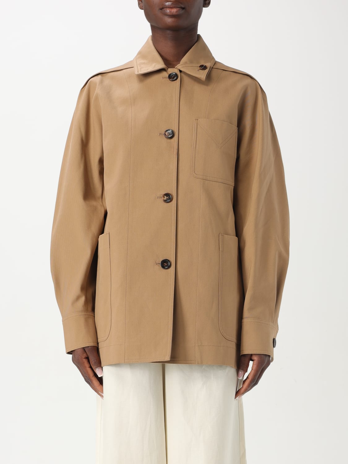 アウターその他 MAX MARA Woman Blazer Brown 2511041303600 002 MAX MARA：ブレザー レディース - ブラウン | GIGLIO.COM