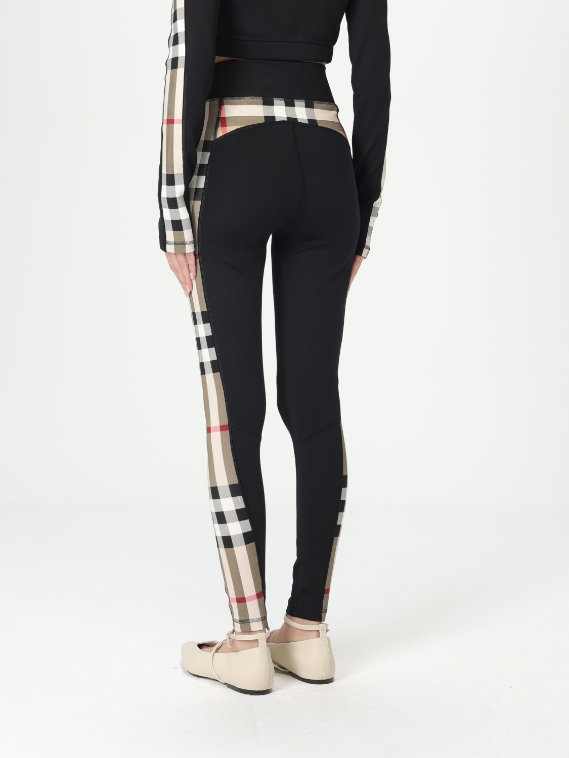 BURBERRY PANTS: Pants woman Burberry, Black - Img 3