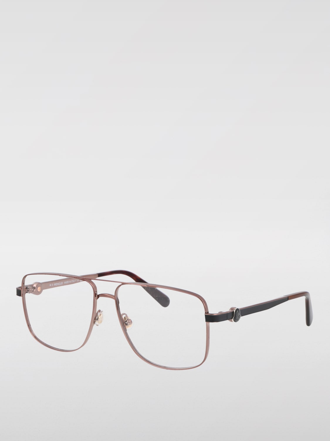 MONCLER OPTICAL FRAMES: Optical frames woman Moncler, Gold - Img 1