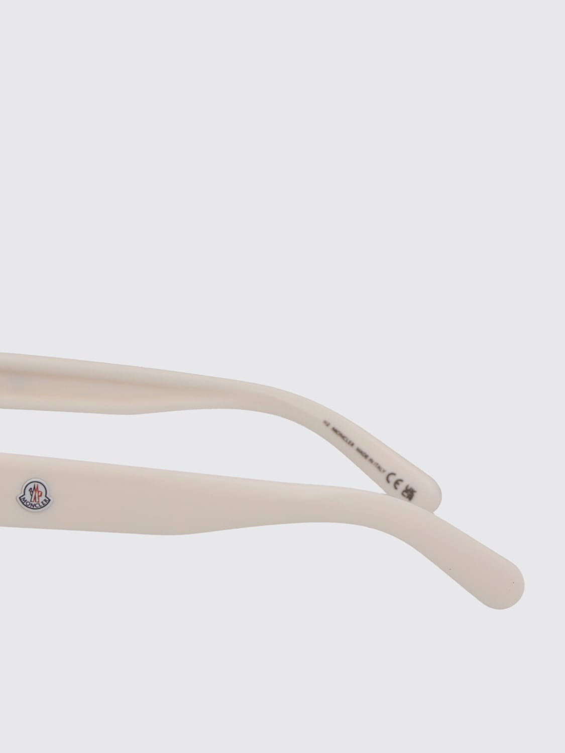 MONCLER OCCHIALI DA SOLE: Occhiali da sole in acetato Moncler, Bianco - Img 4