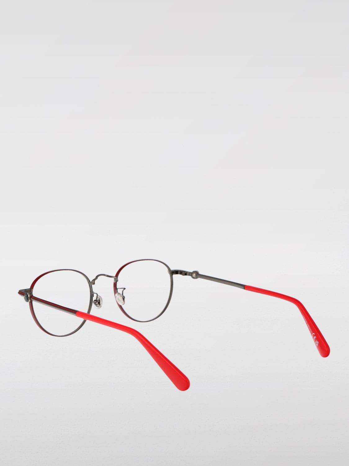 MONCLER OPTICAL FRAMES: Optical frames woman Moncler, Red - Img 3