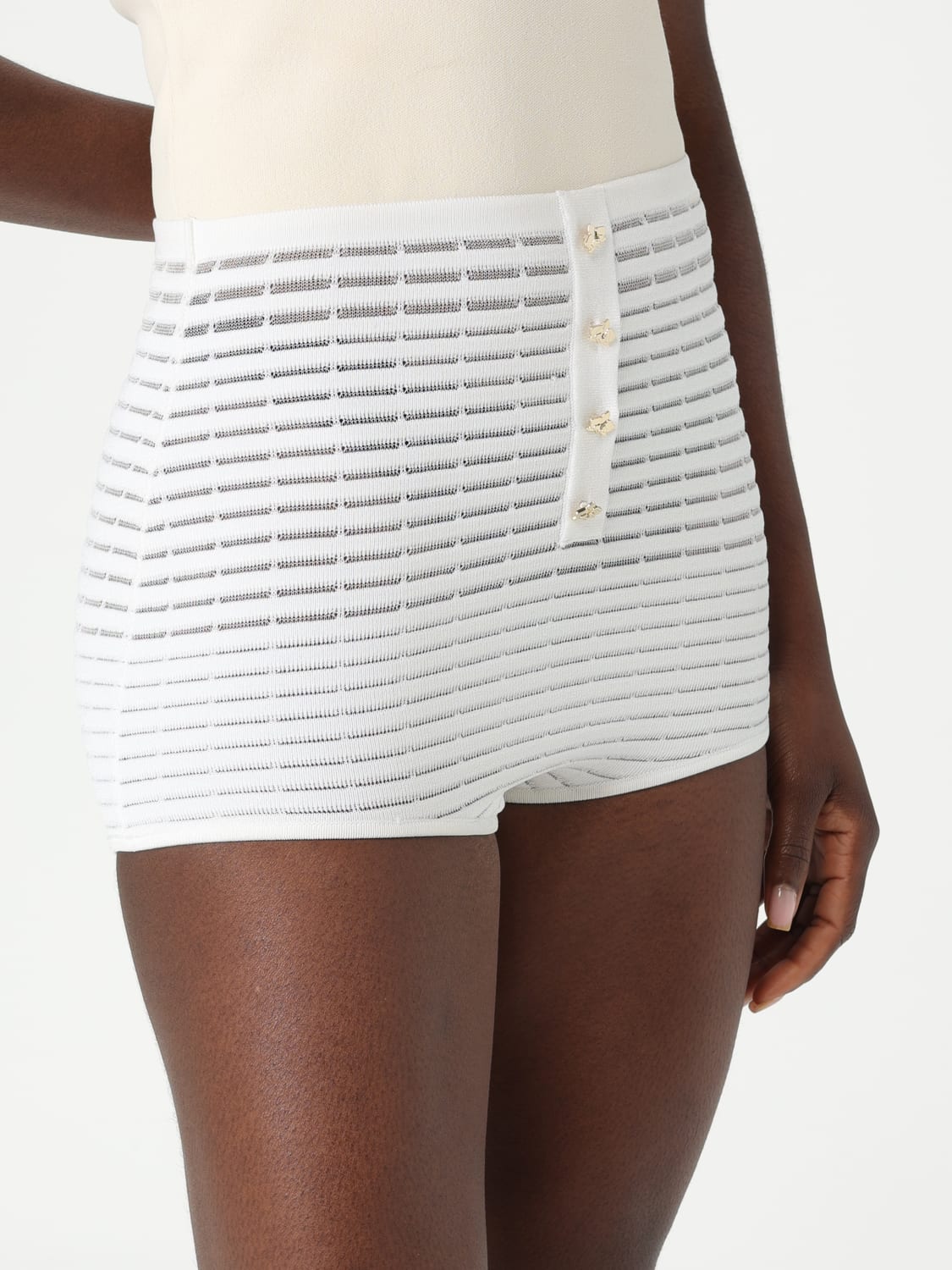 GENNY SHORTS: Sweater woman Genny, White - Img 4