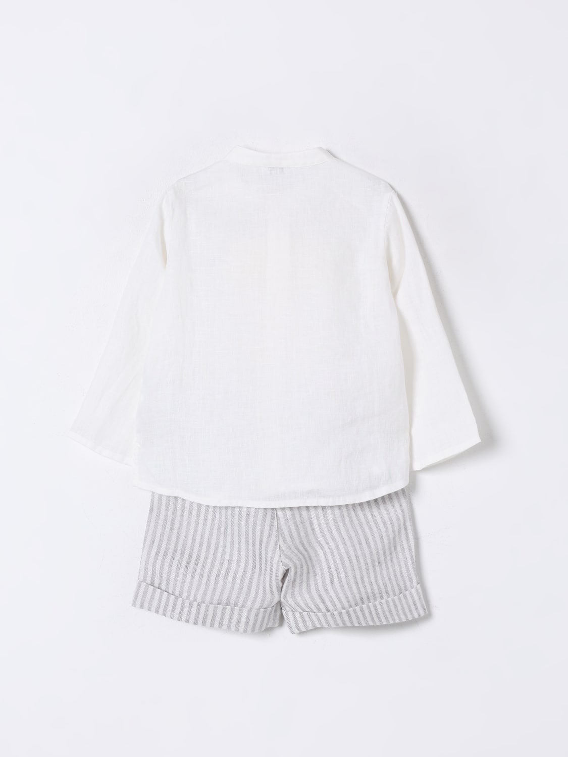 IL GUFO BABY-OVERALL: Anzug kinder Il Gufo, Grau - Img 2