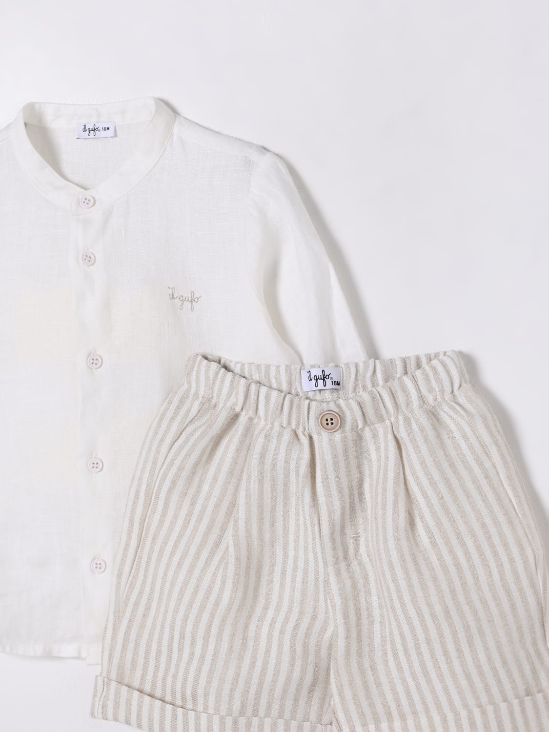 IL GUFO JUMPSUIT: Il Gufo boys' set, Rope - Img 3