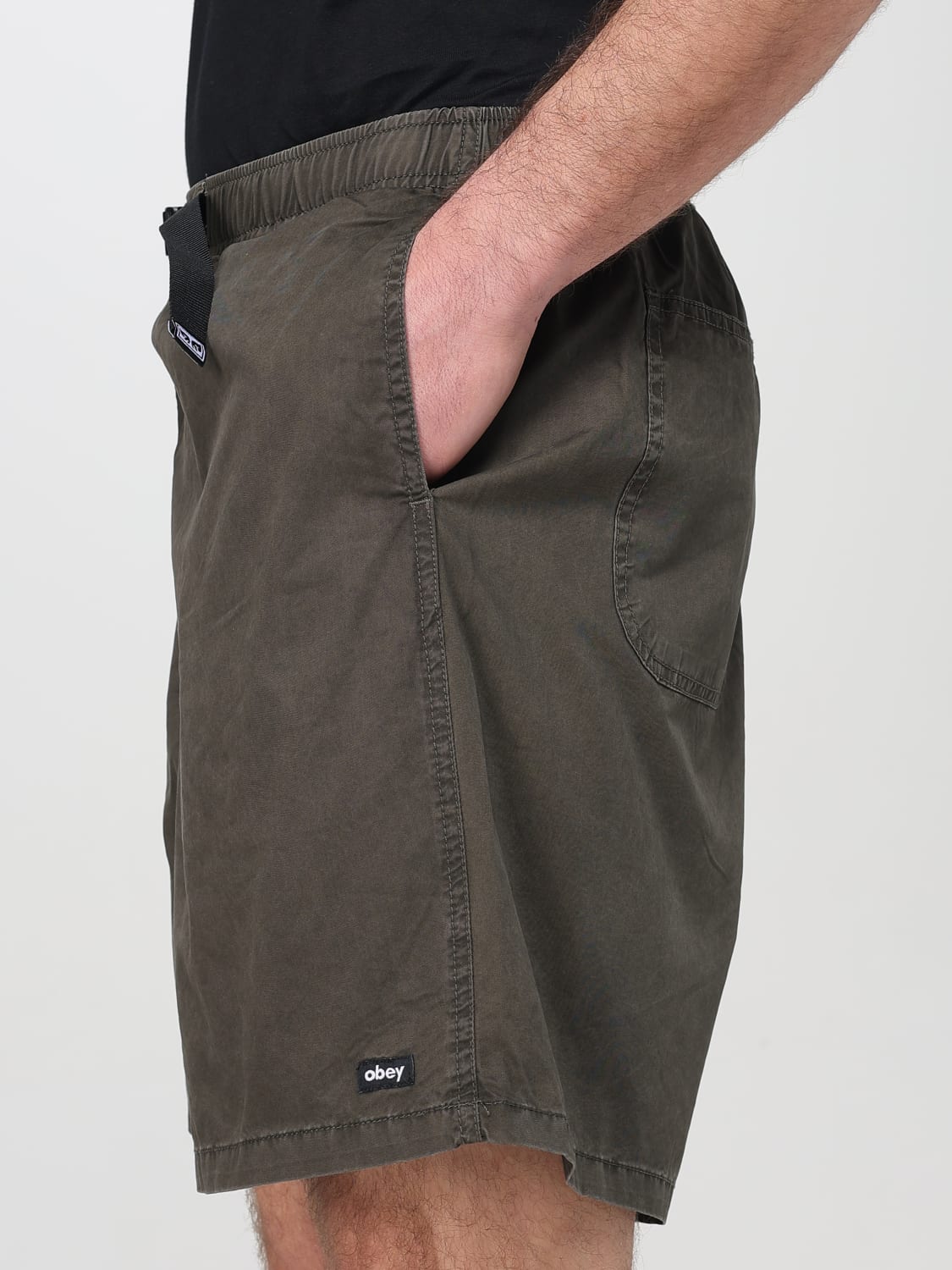 OBEY SHORTS: Short men Obey, Red - Img 3