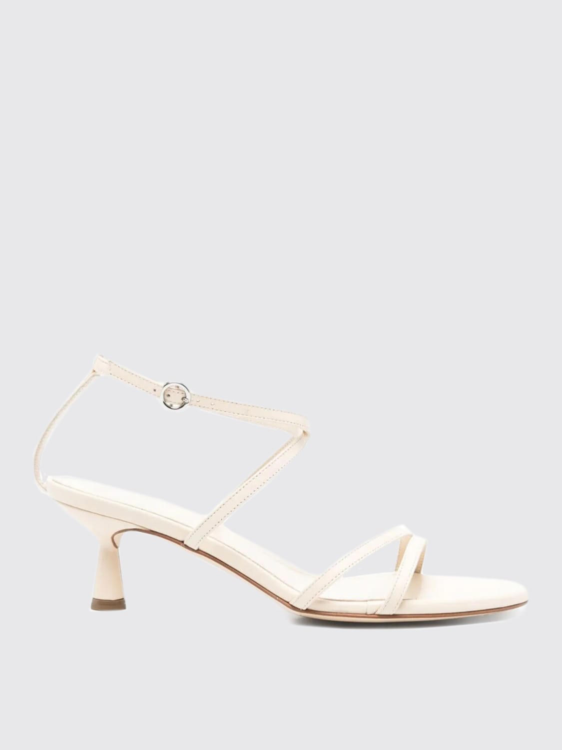 AEYDE SANDALIAS DE TACÓN: Zapatos mujer Aeyde, Crema - Img 1