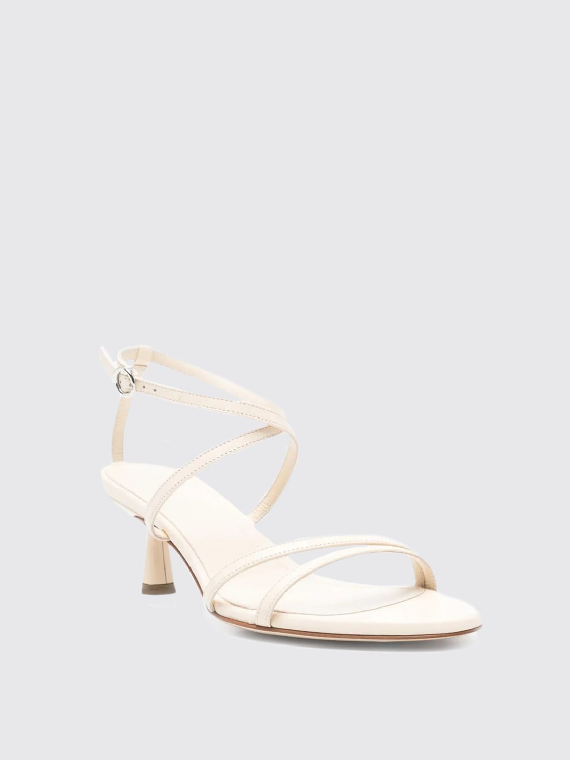 AEYDE SANDALIAS DE TACÓN: Zapatos mujer Aeyde, Crema - Img 2