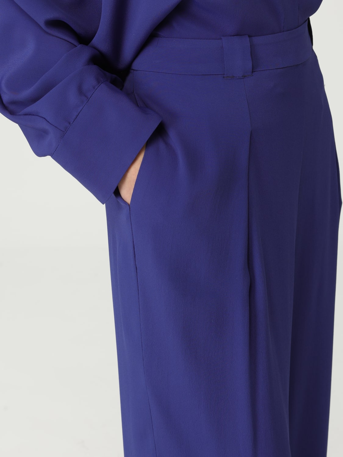 パンツ MALIPARMI Woman Pants Blue JH012950203 80049 MALIPARMI: Pants woman - Blue | Maliparmi pants JH012950203