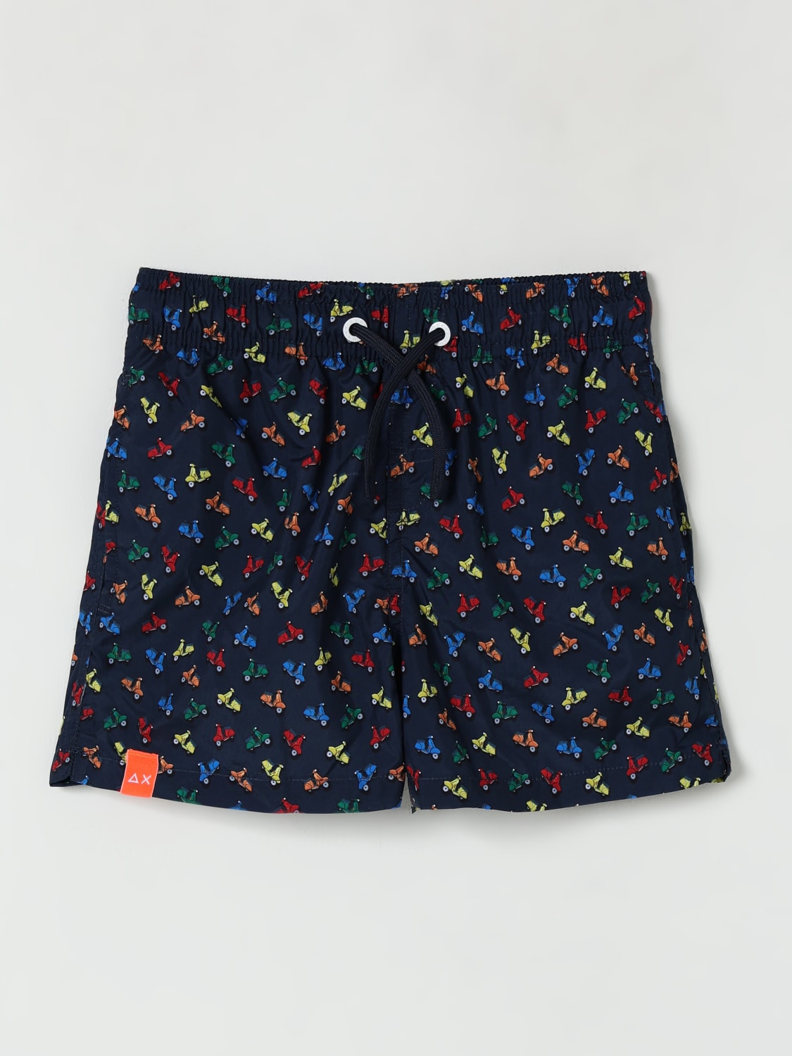 SUN68 COSTUME: Costume da bagno boxer a fantasia SUN68, Blue - Img 1